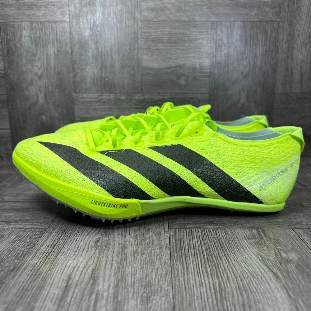 Adidas Adizero Prime SP 3 Women 9 Neon Yellow Black Sprinting Spikes NEW IG1151